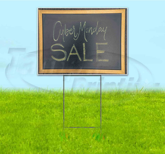 Cyber Monday Sale Yard Sign