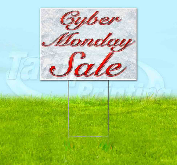 Cyber Monday Sale Yard Sign