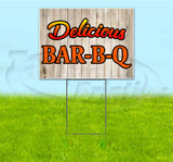 Delicious BBQ Yard Sign