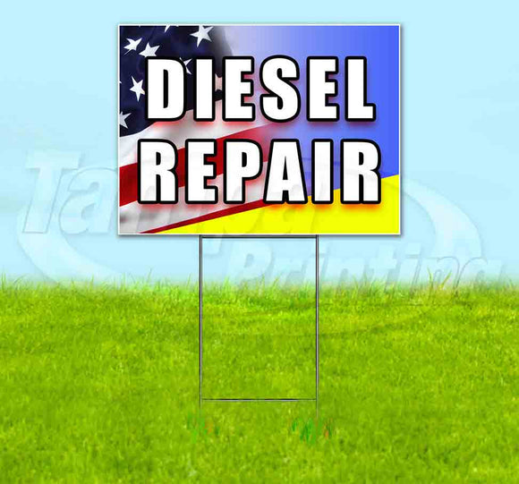 Diesel Repair Yard Sign