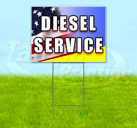 Diesel Service Yard Sign