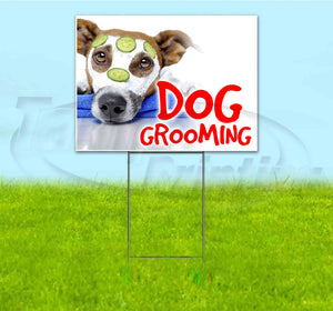 Dog Grooming Yard Sign