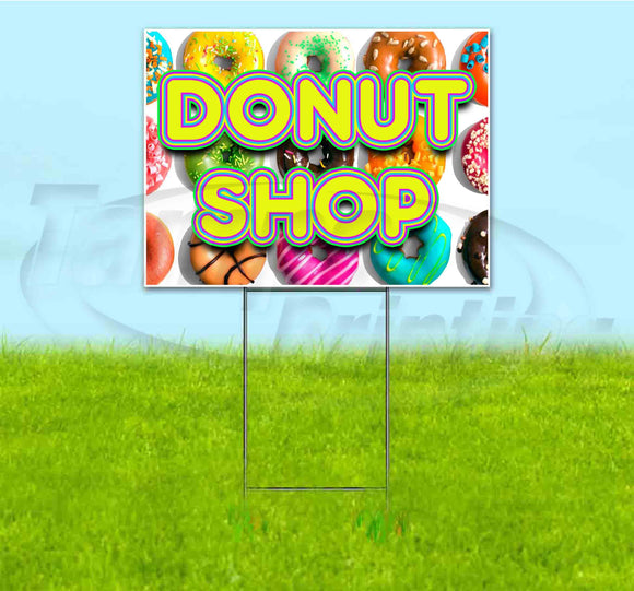 Donut Shop Yard Sign