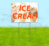 Dots & Cones Ice Cream Yard Sign