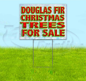 Douglas Fir Christmas Trees For Sale Yard Sign