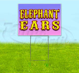 Elephant Ears Yard Sign