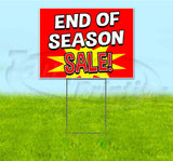 End Of Season Sale Yard Sign