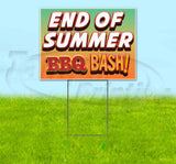 End Of Summer BBQ Bash Yard Sign