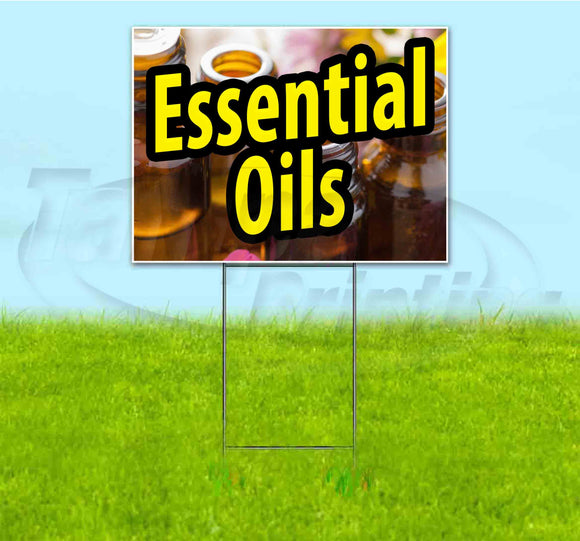 Essential Oils Yard Sign