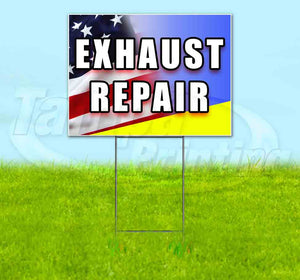 Exhaust Repair Yard Sign