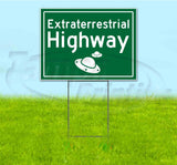 Extraterrestrial Highway Yard Sign