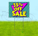 35% Off Sale Yard Sign