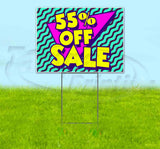 55% Off Sale Yard Sign