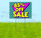 85% Off Sale Yard Sign