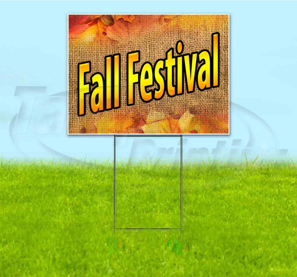 Fall Festival Yard Sign