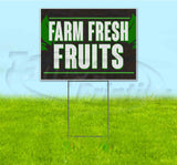 Farm Fresh Fruits Yard Sign
