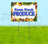Farm Fresh Produce Yard Sign