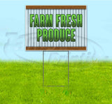 Farm Fresh Produce Yard Sign