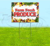 Farm Fresh Produce Yard Sign