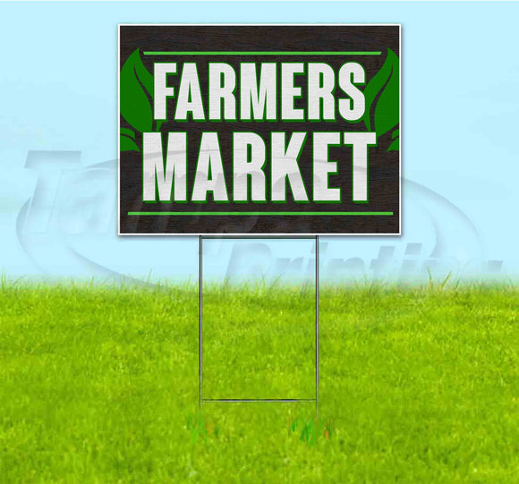 Farmers Market Yard Sign
