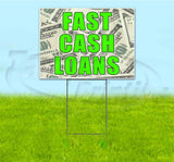 Fast Cash Loans Yard Sign
