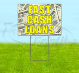 Fast Cash Loans Yard Sign