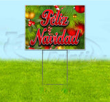 Feliz Navidad Yard Sign