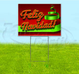 Feliz Navidad Yard Sign