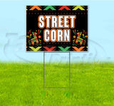 Fiesta Street Corn Yard Sign