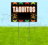 Fiesta Taquitos Yard Sign