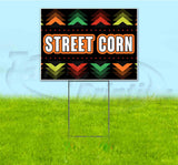 Fiesta Street Corn Yard Sign
