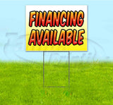 Financing Available Yard Sign