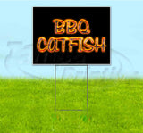 BBQ Catfish Yard Sign