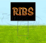 Ribs Yard Sign