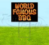 World Famous BBQ Yard Sign