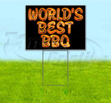 World's Best BBQ Yard Sign