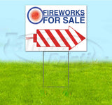 Fireworks For Sale Yard Sign