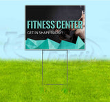 Fitness Center Get In Shape Today! Yard Sign