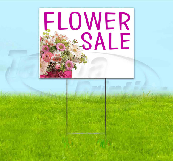 Flower Sale Yard Sign