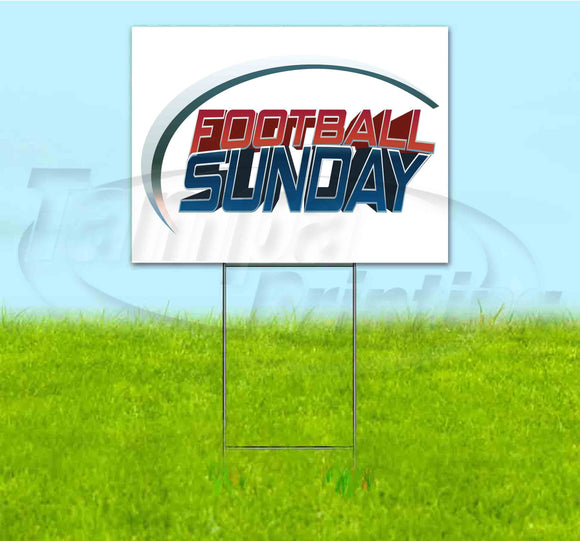Football Sunday Yard Sign