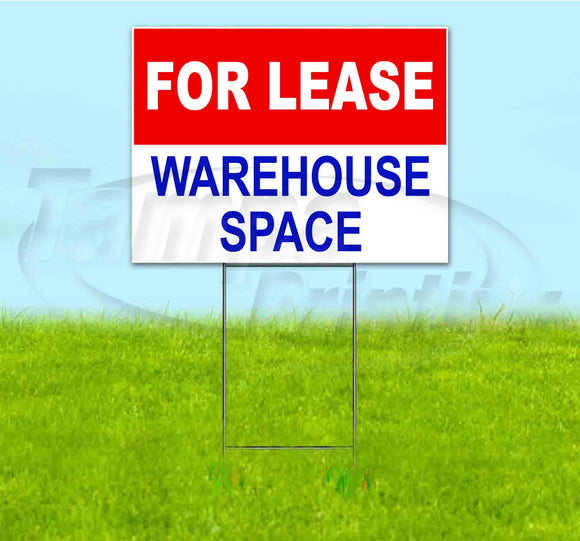 For Lease Warehouse Space Yard Sign