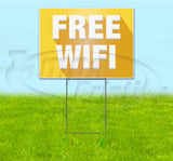 Free Wifi Yard Sign