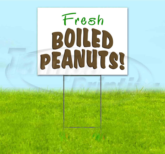 Fresh Boiled Peanuts Yard Sign