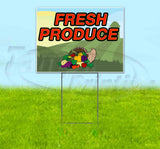 Fresh Produce Yard Sign