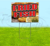 Fried Fish Yard Sign