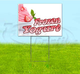 Frozen Yogurt Yard Sign