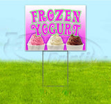 Frozen Yogurt Yard Sign