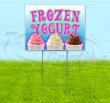 Frozen Yogurt Yard Sign