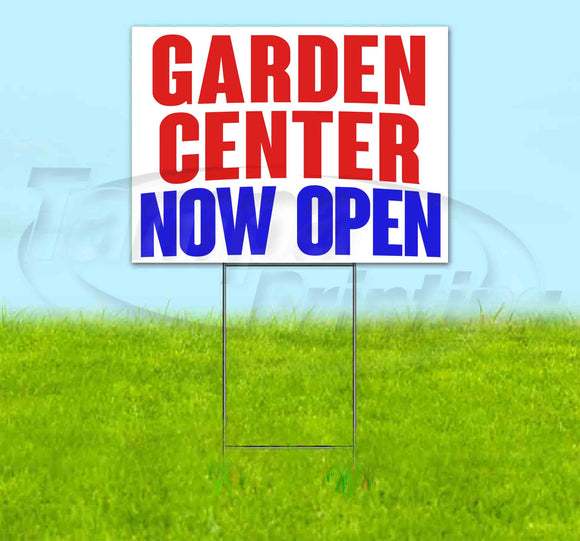 Garden Center Now Open Yard Sign