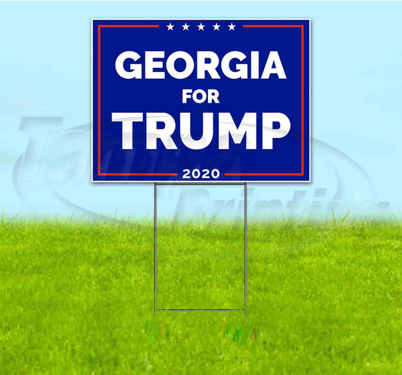 Georgia For Trump Yard Sign